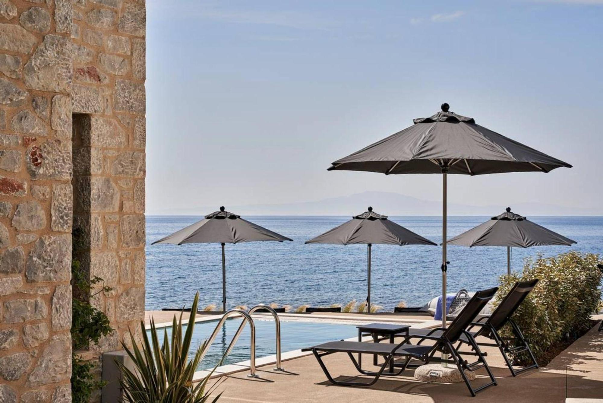 Beachfront Alassa Villas With Private Pools Kotronion  Exteriér fotografie